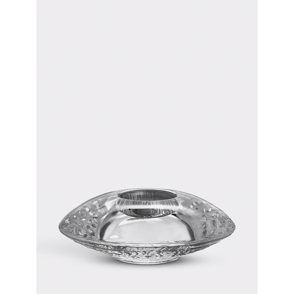 Orrefors Diskus Ljuslykta